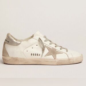 Women's Super-Star with silver heel tab Size 6.5